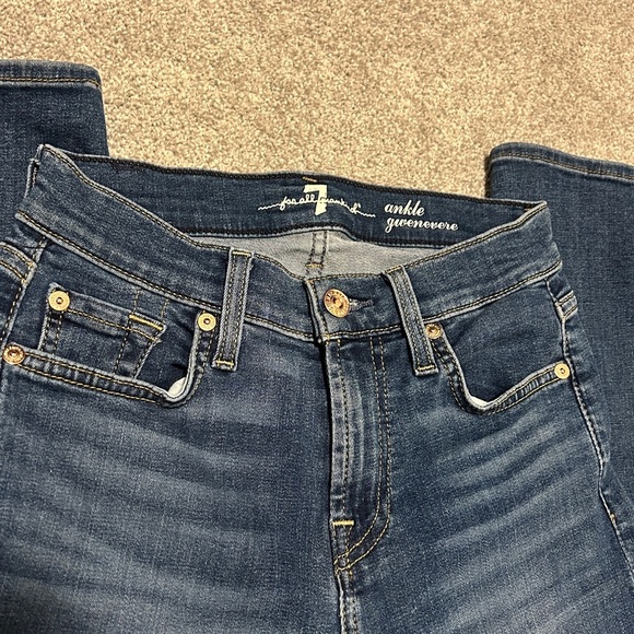 7 For All Mankind Gweneviere Ankle Size 24 - Picture 4 of 8